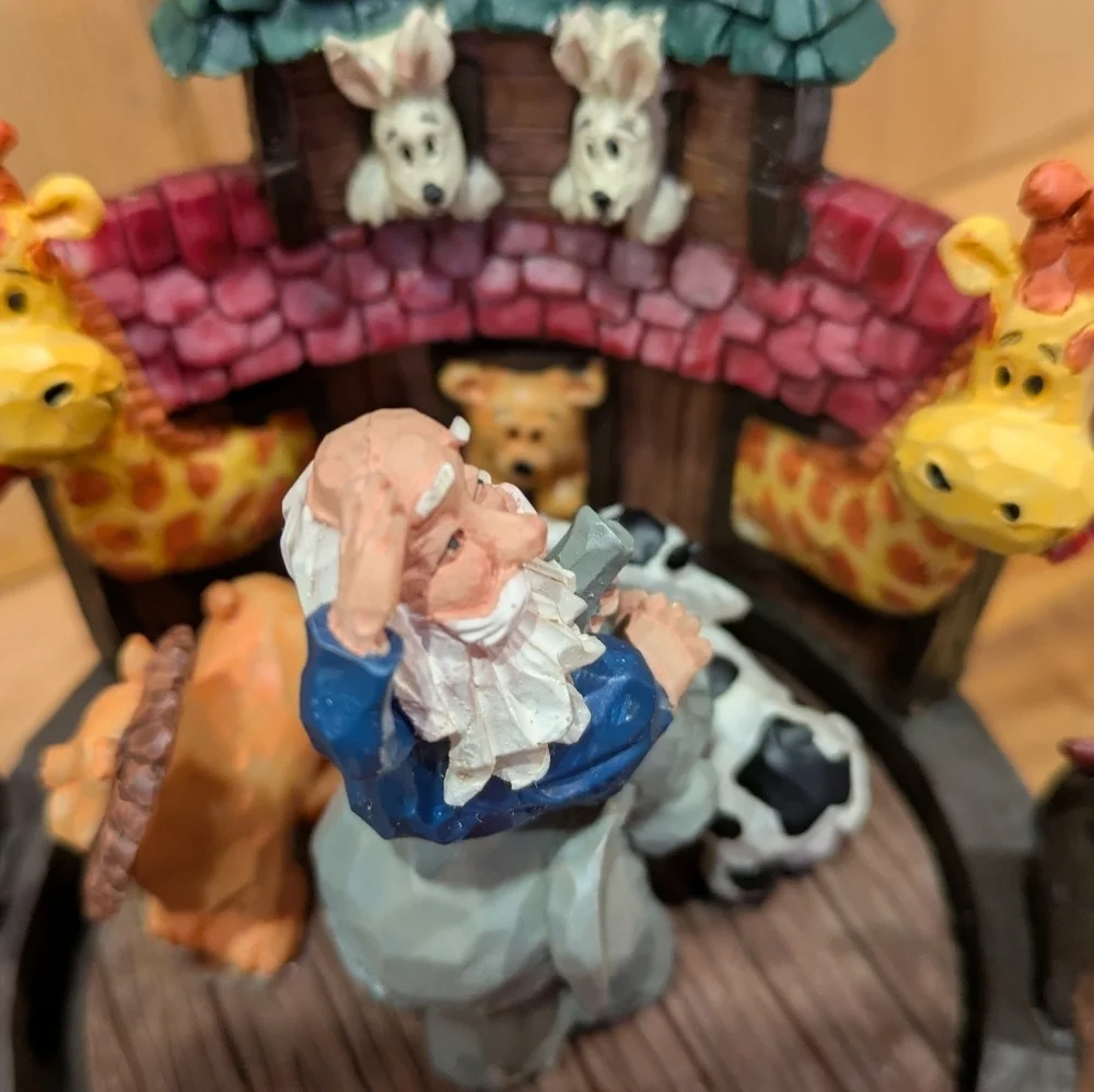St. Nicholas Square Multicolor Noah's Ark Display Shelf